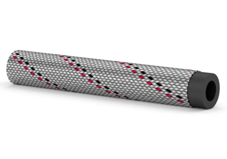 Metalflettet benzin- og olieslange