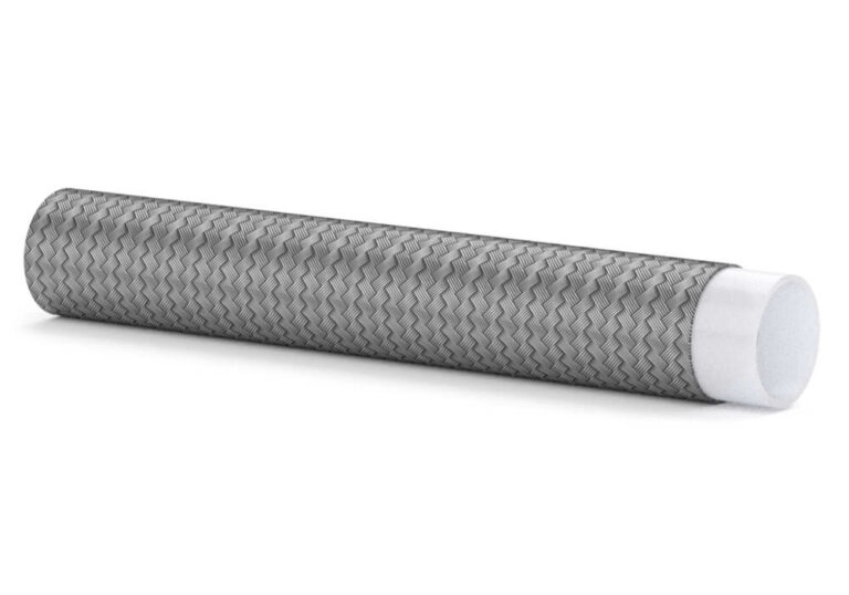 PTFE-slange med fletning af rustfrit stål