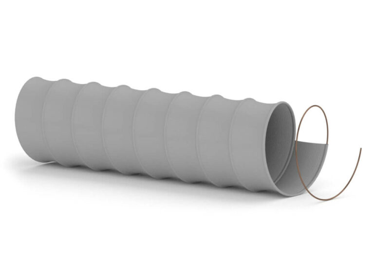 Ventilationsslange PVC/glasfiber
