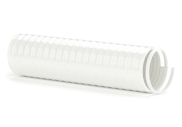 Sanitetsslange Varberg hvid PVC