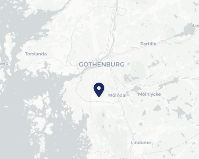 Kort over Göteborg 2